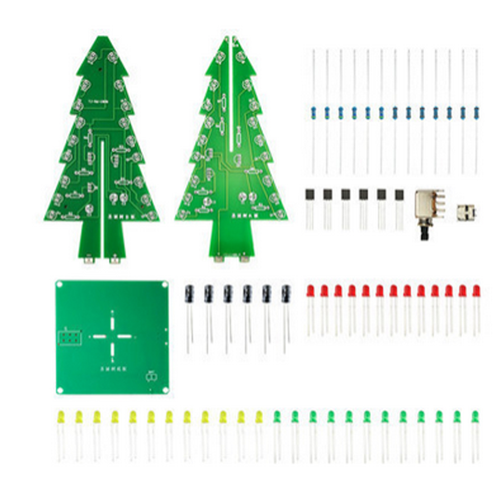DIY Christmas Tree LED Flash K - Learn Diy Electronics avaliação e preço