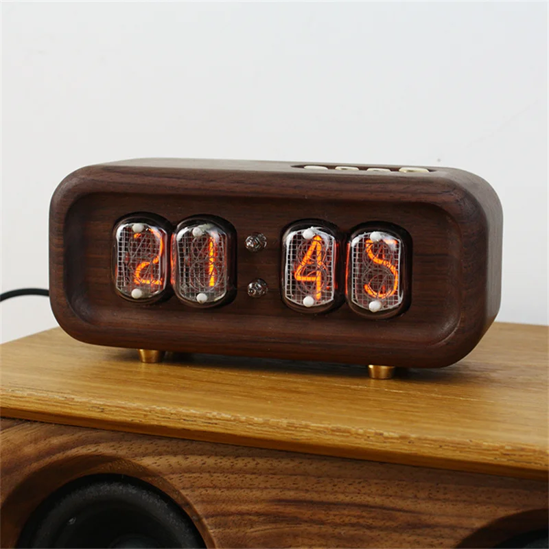 Black Walnut Solid Wood Glow D - Diy Electronics Table avaliação e preço
