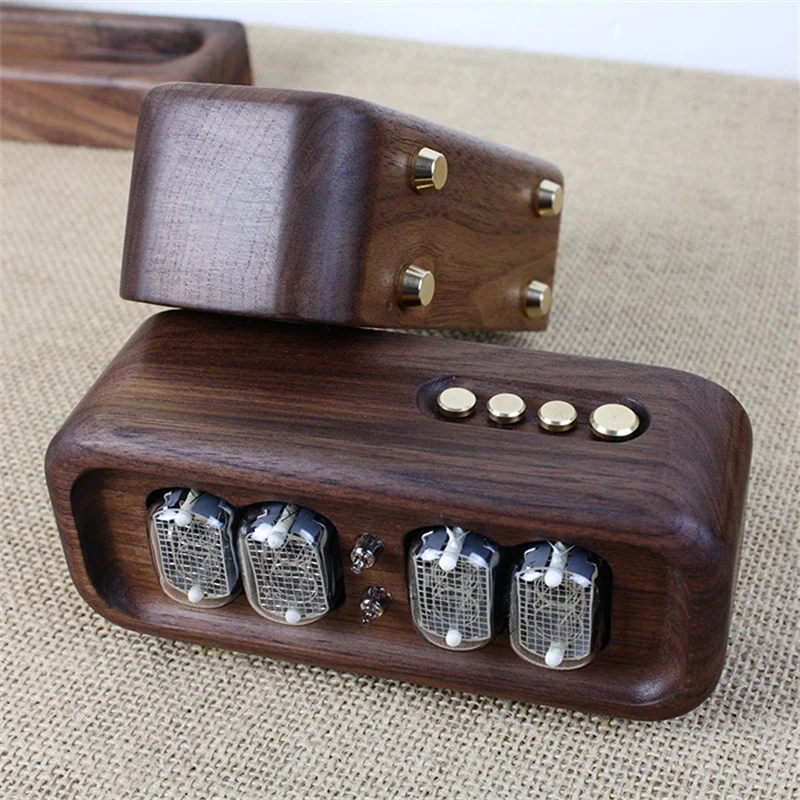 Black Walnut Solid Wood Glow D - Diy Electronics Table avaliação e preço