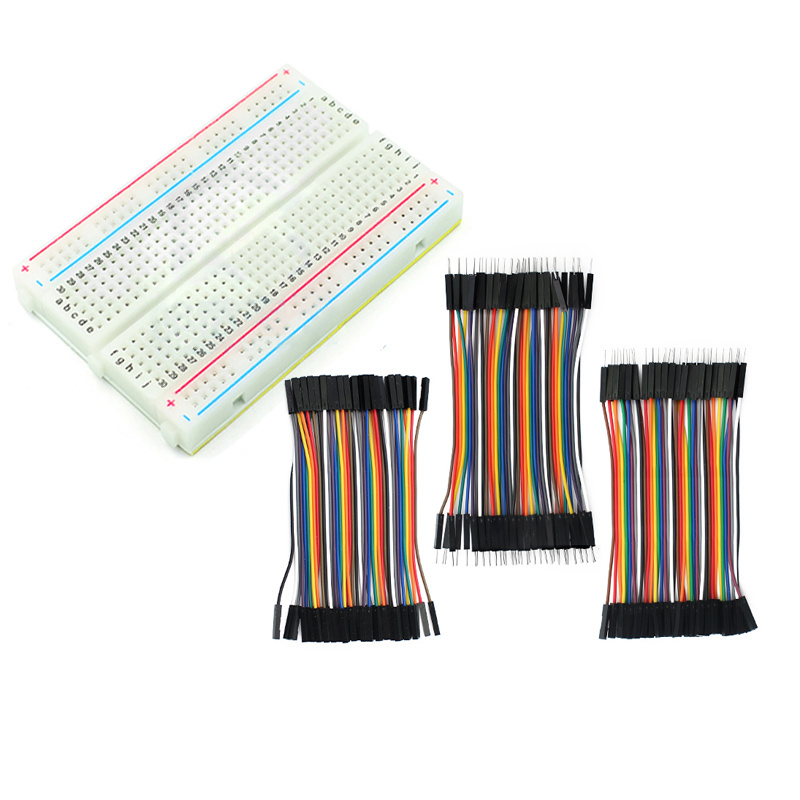 400-Point Breadboard Kit with  - Breadboard Jumper Wire avaliação e preço