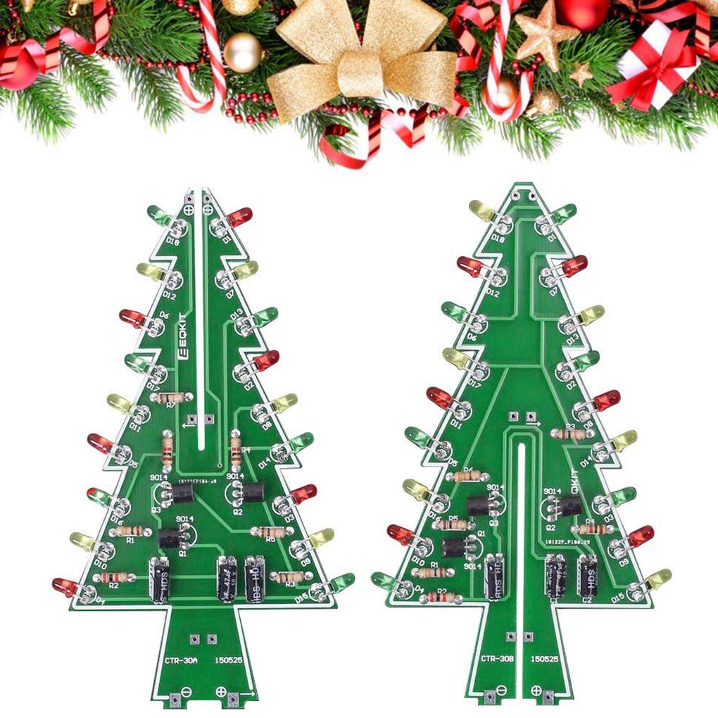 DIY Christmas Tree LED Flash K - Learn Diy Electronics avaliação e preço