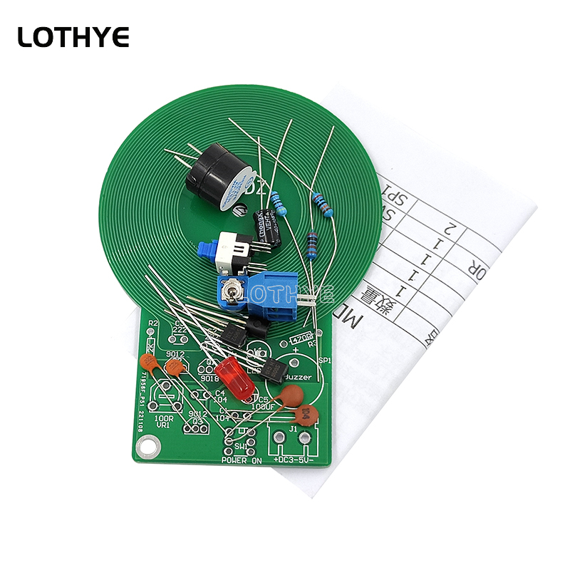 DC 3V-5V Metal Detector Kit DI - Diy Electronic Modules avaliação e preço