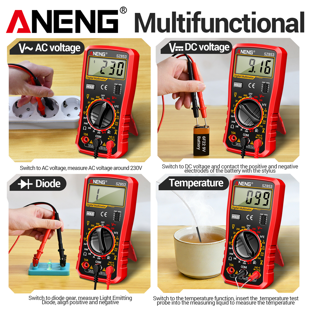 ANENG SZ853 High Precision Dig - Useful Diy Electronics avaliação e preço