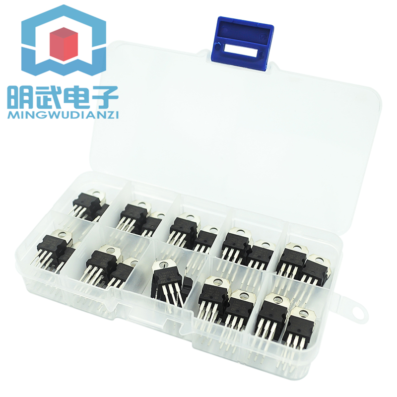 10 Kinds X5PCS  L7805/L7806/L7 - Lm317 Voltage Regulator avaliação e preço