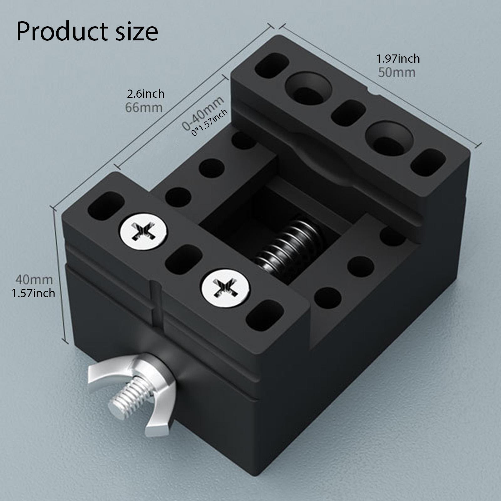 Small Table Bench Vise Clamp T - Diy Electronics Table avaliação e preço