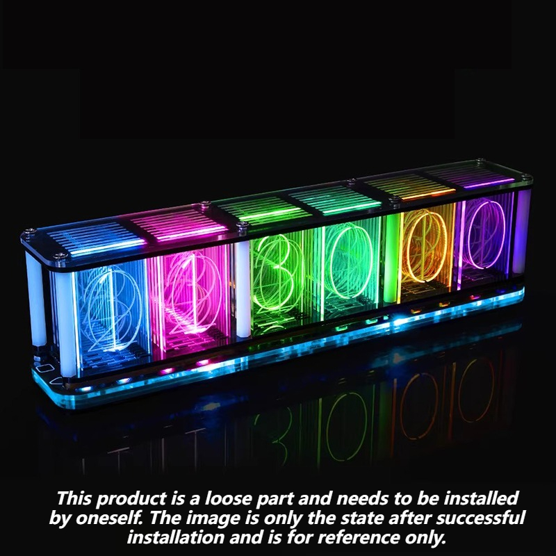Glow Tube Clock Kit DIY Electr - Diy Electronics Table avaliação e preço