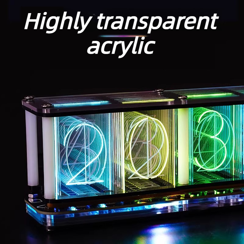 Glow Tube Clock Kit DIY Electr - Diy Electronics Table avaliação e preço
