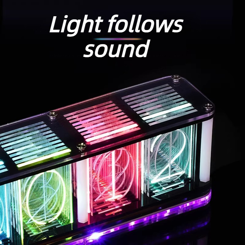 Glow Tube Clock Kit DIY Electr - Diy Electronics Table avaliação e preço