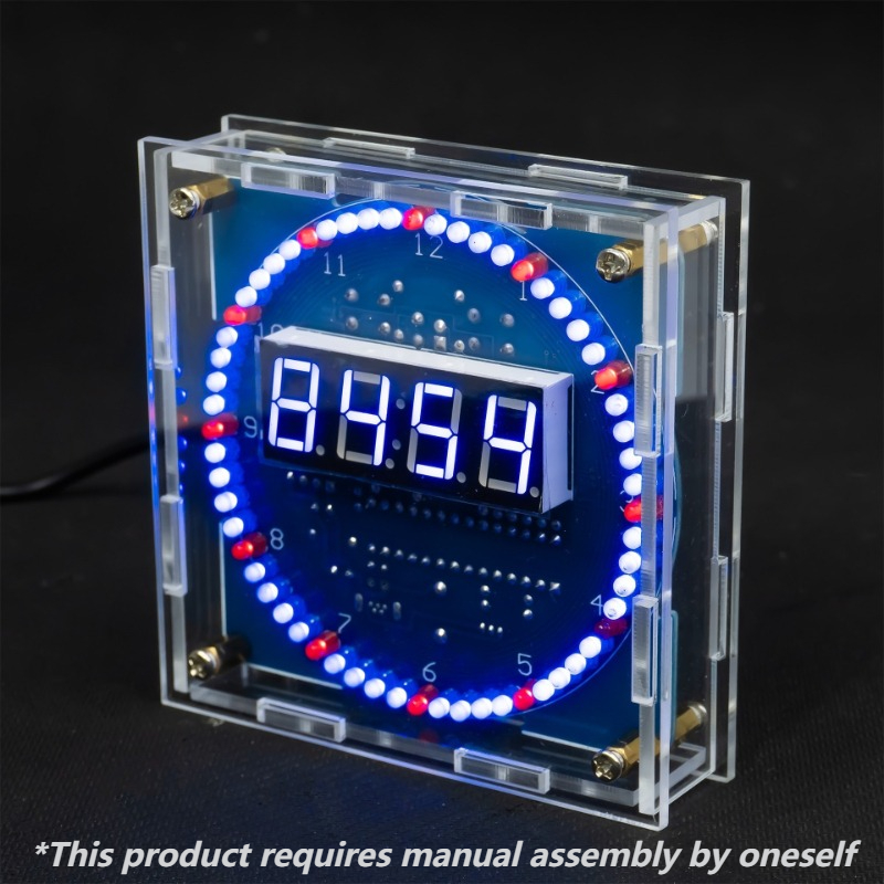Electronic Clock DIY Light Con - Diy Electronics Table avaliação e preço