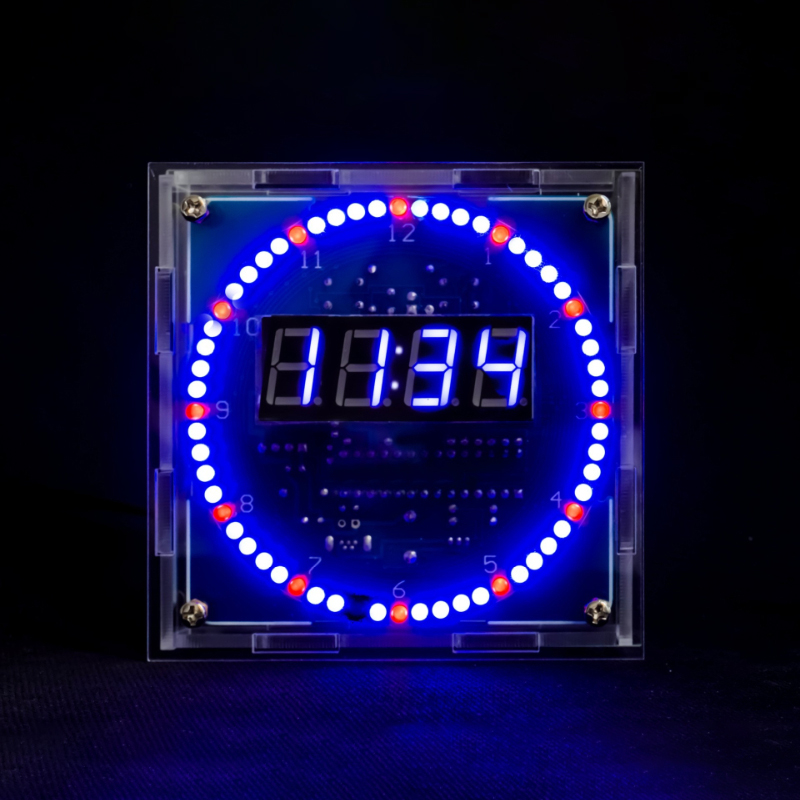 Electronic Clock DIY Light Con - Diy Electronics Table avaliação e preço