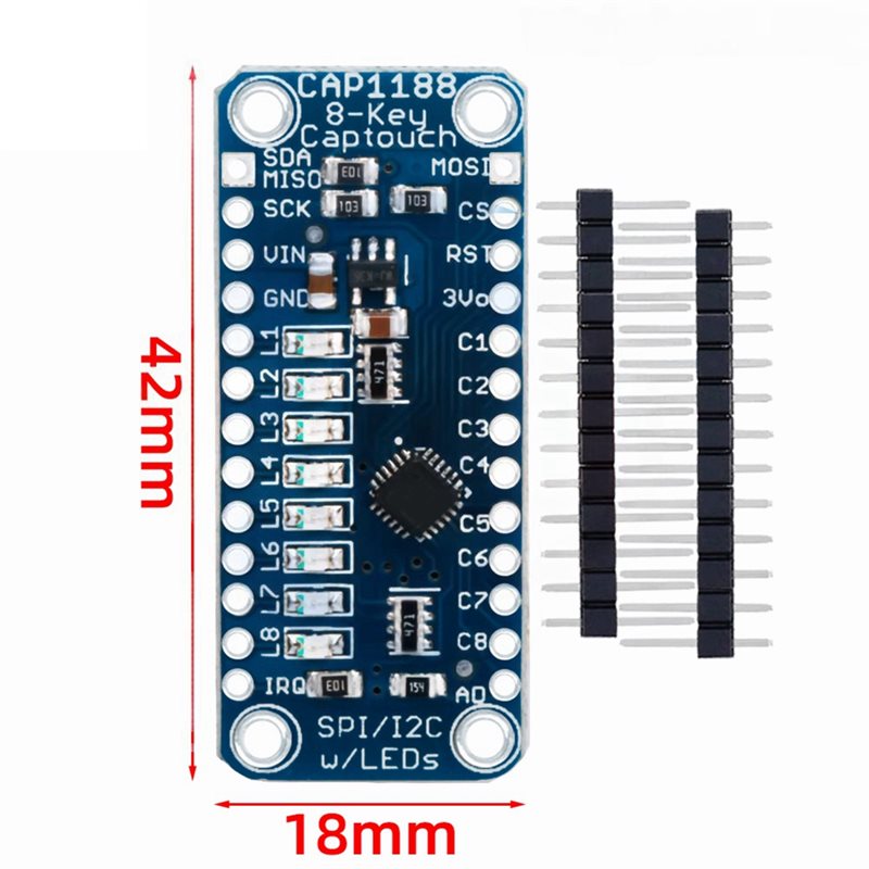 LXYB18B CAP1188 8-Key Capaciti - Diy Electronic Modules avaliação e preço