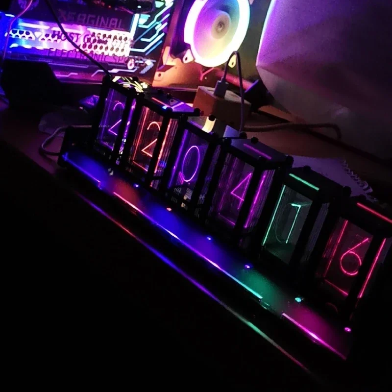 Led Table Clock Digital Silent - Diy Electronics Table avaliação e preço