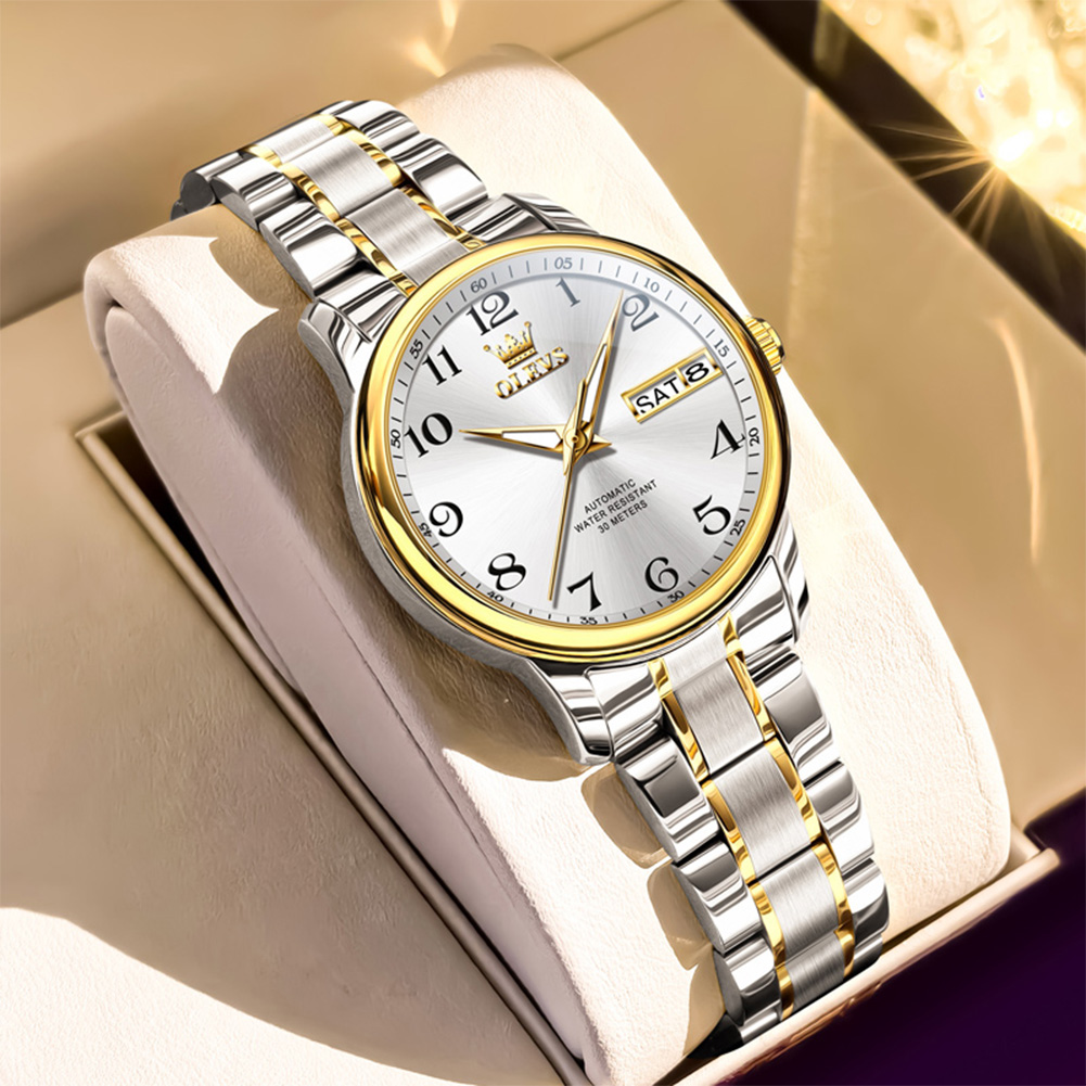 OLEVS Luxury Watch for Woman L - Push Button Tactile avaliação e preço