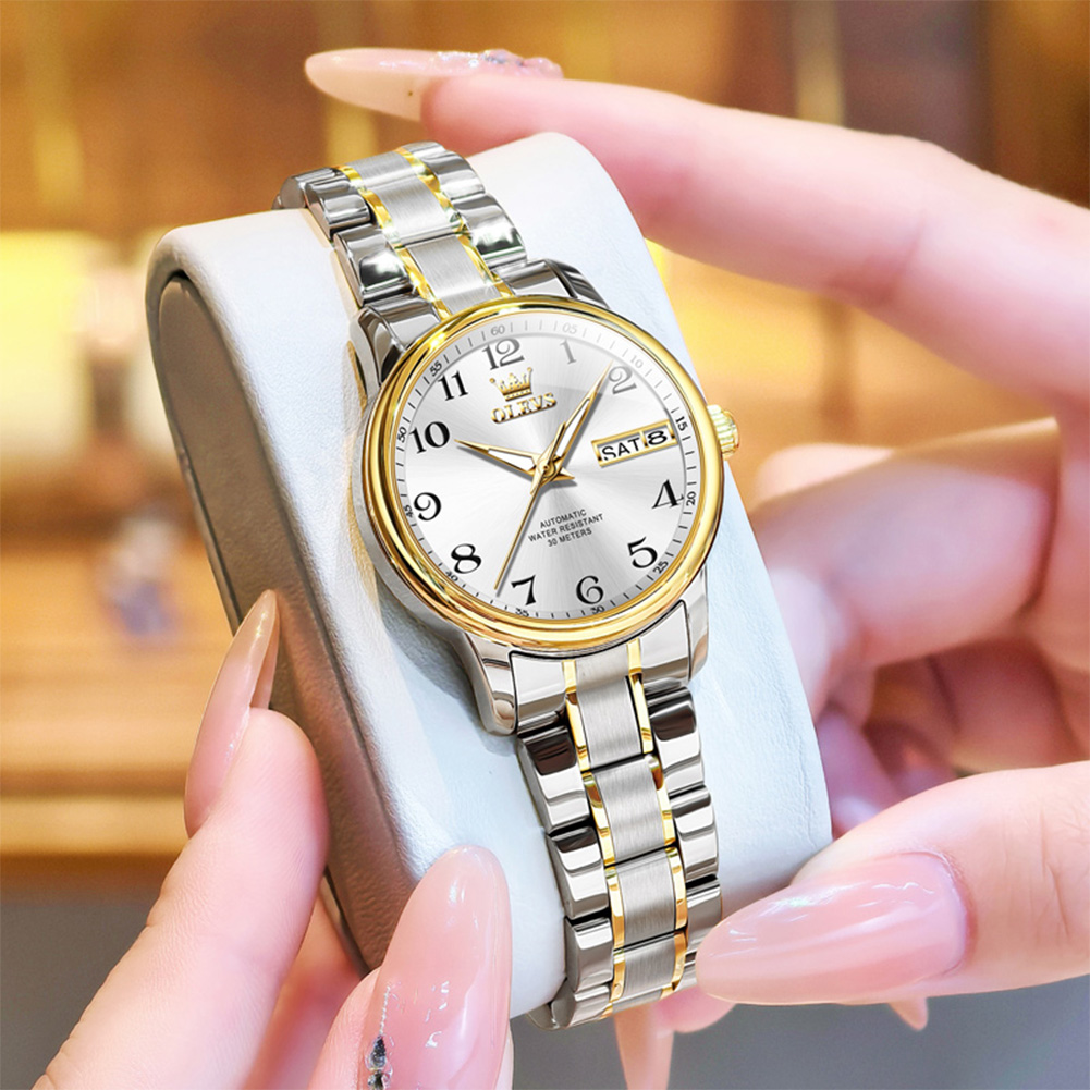 OLEVS Luxury Watch for Woman L - Push Button Tactile avaliação e preço