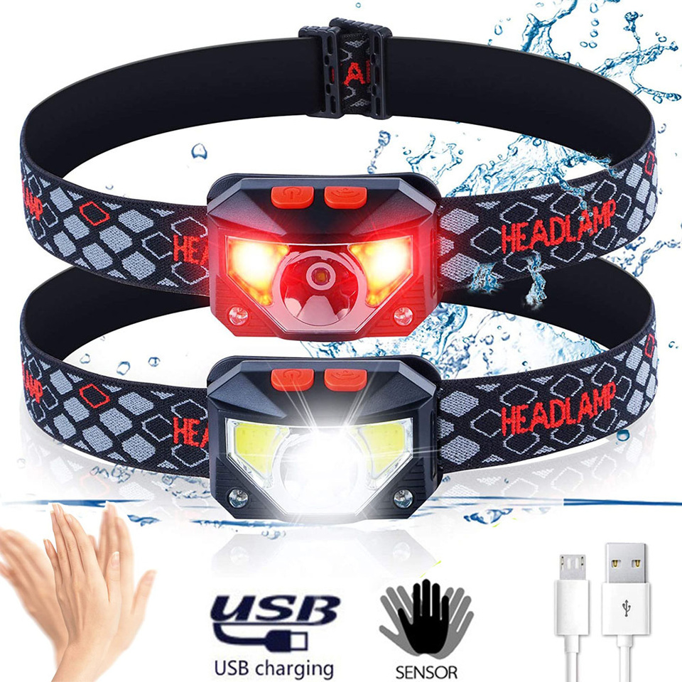 8 Modes LED Headlight Handfres - Ldr Light Sensor avaliação e preço