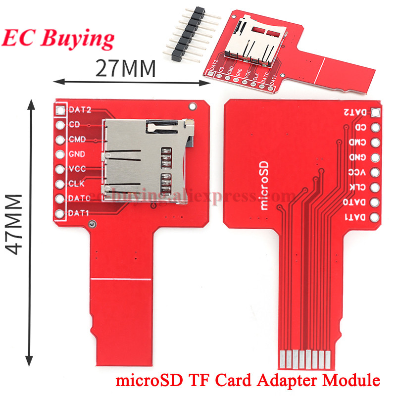 10Pcs/1pc Micro SD TF Card SPI - Sd Card Module Spi avaliação e preço