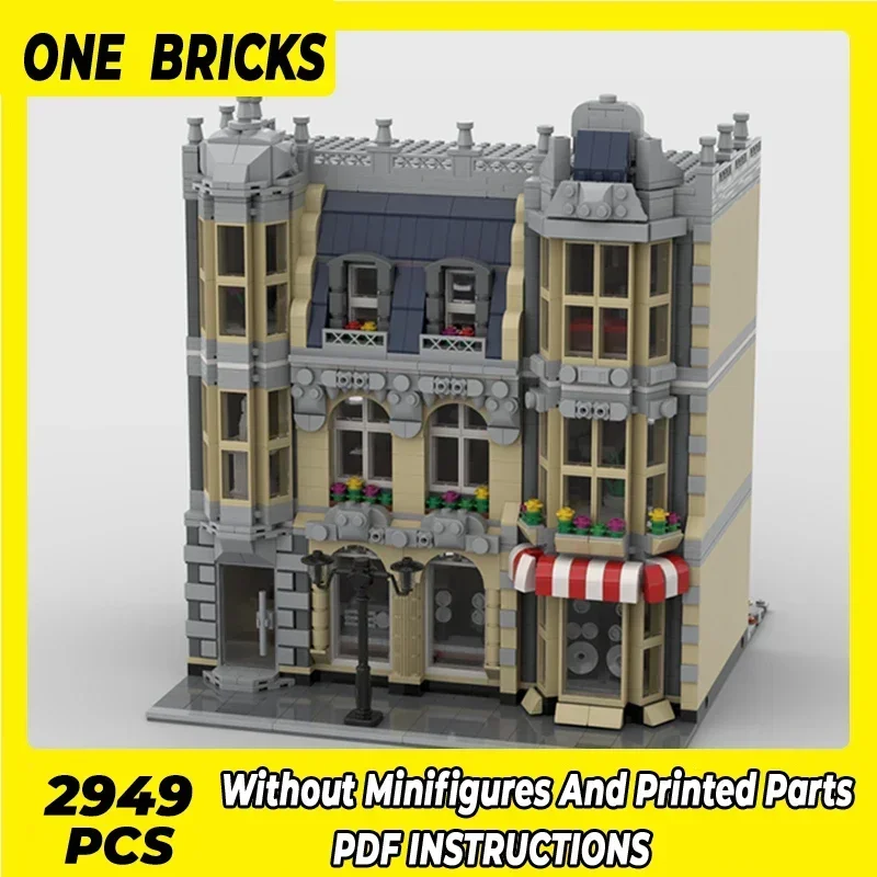 Moc Building Blocks Street Vie - Diy Electronics Stores avaliação e preço