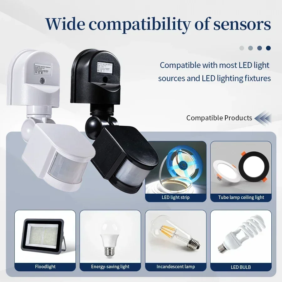 100-240V 12V PIR Motion Sensor - Ldr Light Sensor avaliação e preço