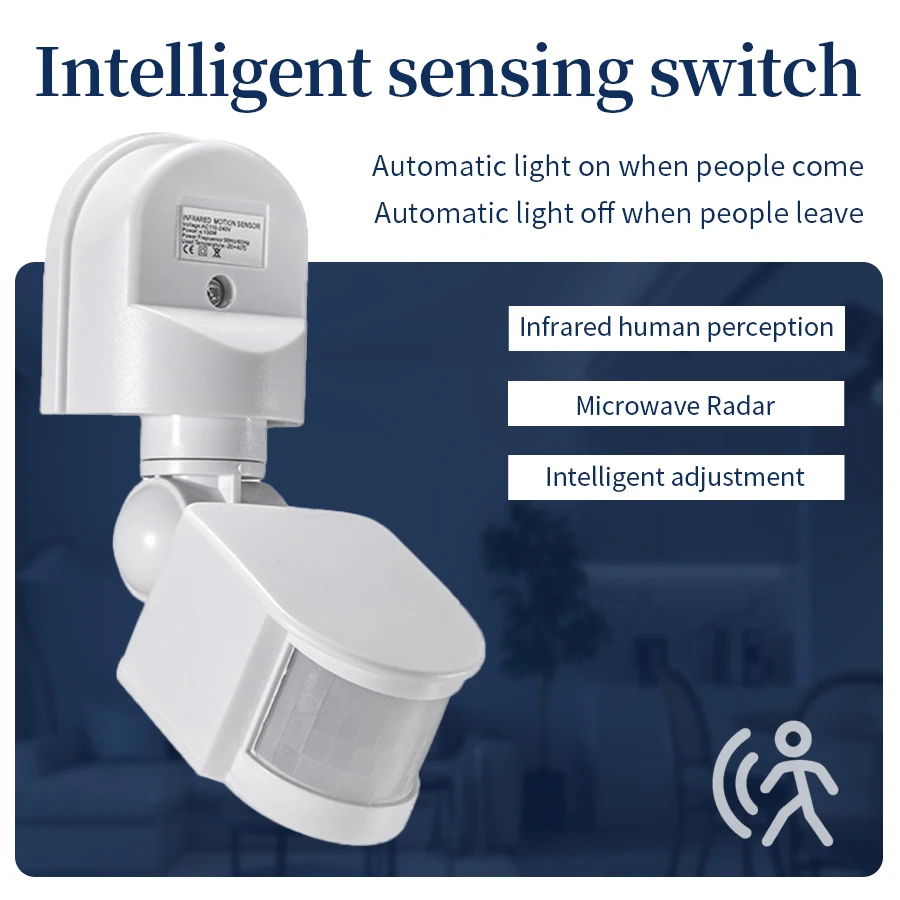 100-240V 12V PIR Motion Sensor - Ldr Light Sensor avaliação e preço