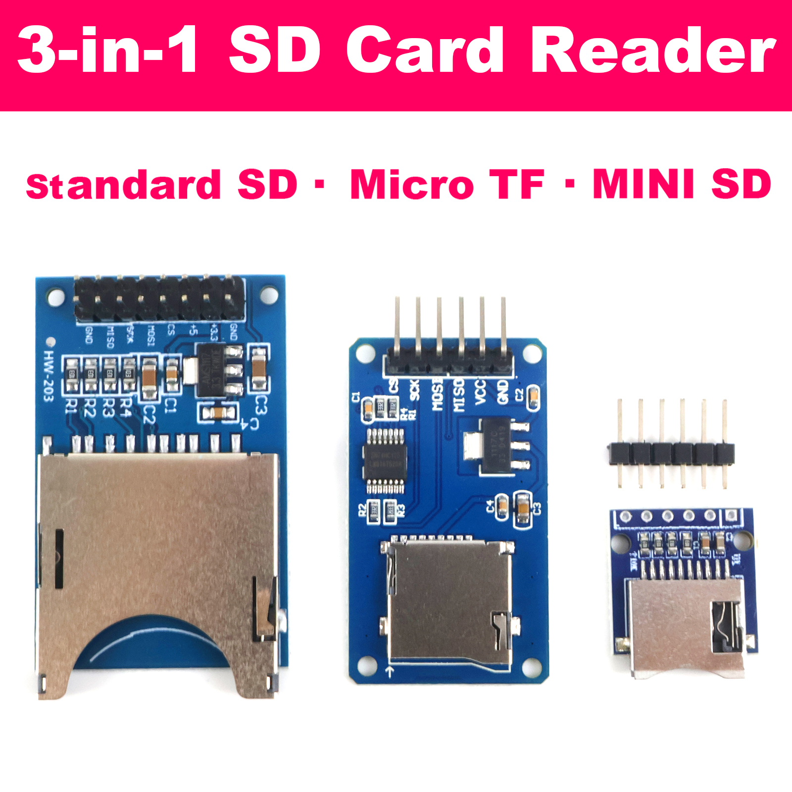 SD Card Reader Module Micro TF - Sd Card Module Spi avaliação e preço