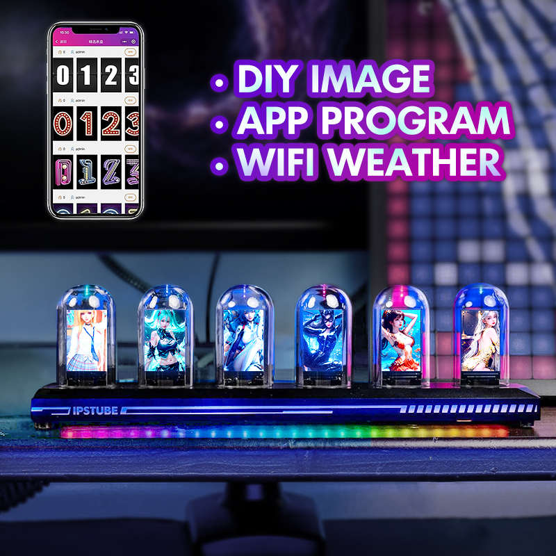 IPS Full Color Display Nixie T - Diy Electronics Table avaliação e preço