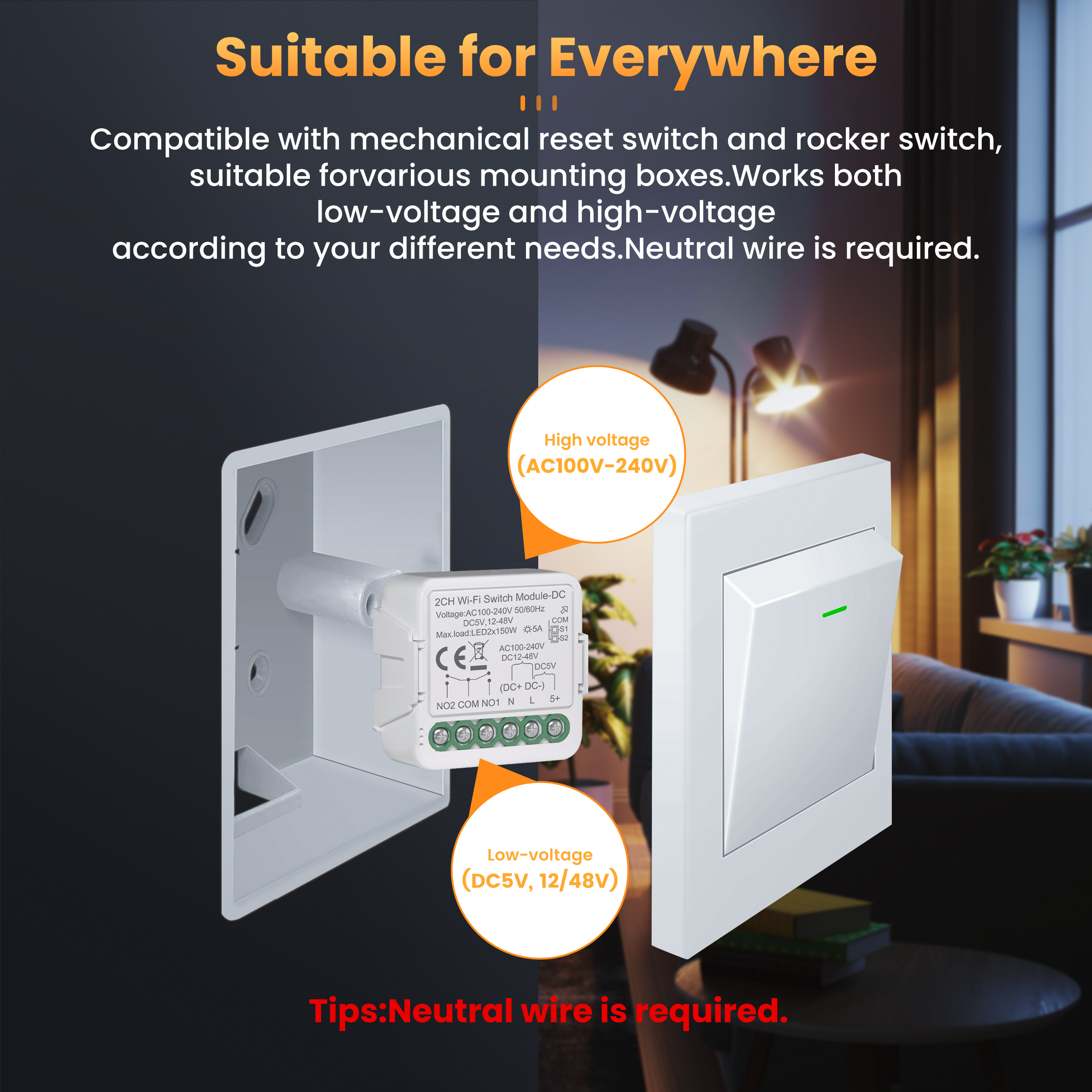 GIRIER Tuya WiFi Smart Switch  - Diy Electronic Modules avaliação e preço