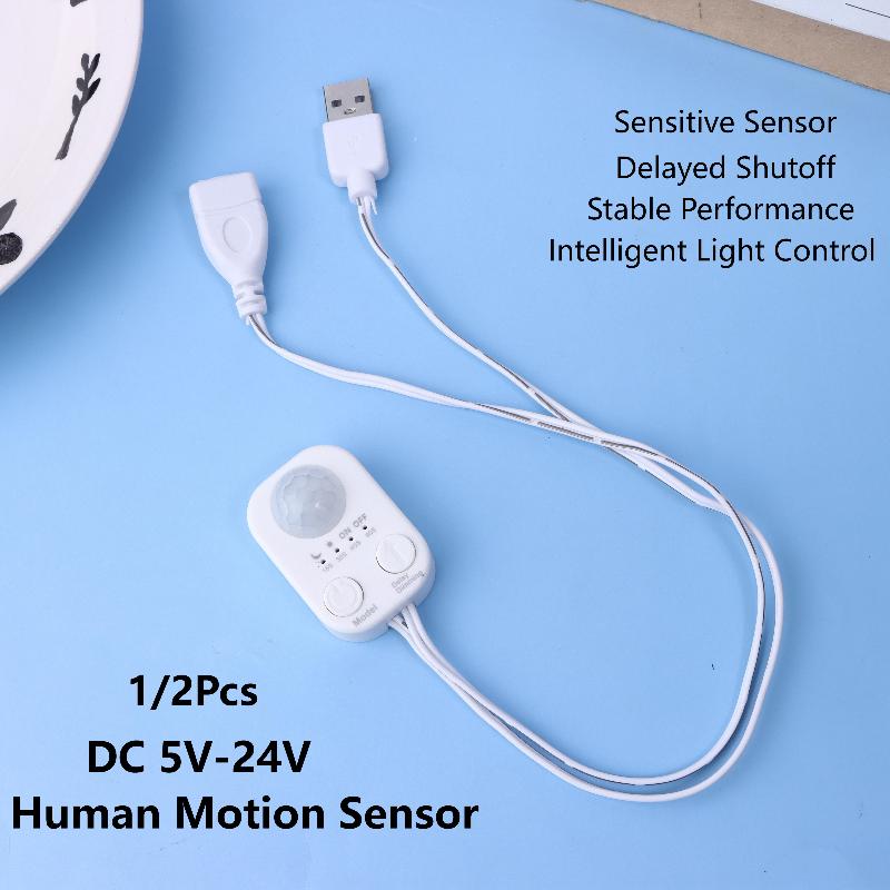 1Pcs DC 5V-24V USB PIR Human M - Ldr Light Sensor avaliação e preço