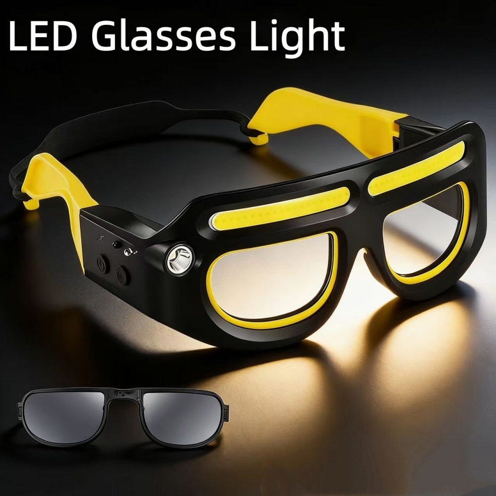 LED Headlamp Glasses Rechargea - Ldr Light Sensor avaliação e preço