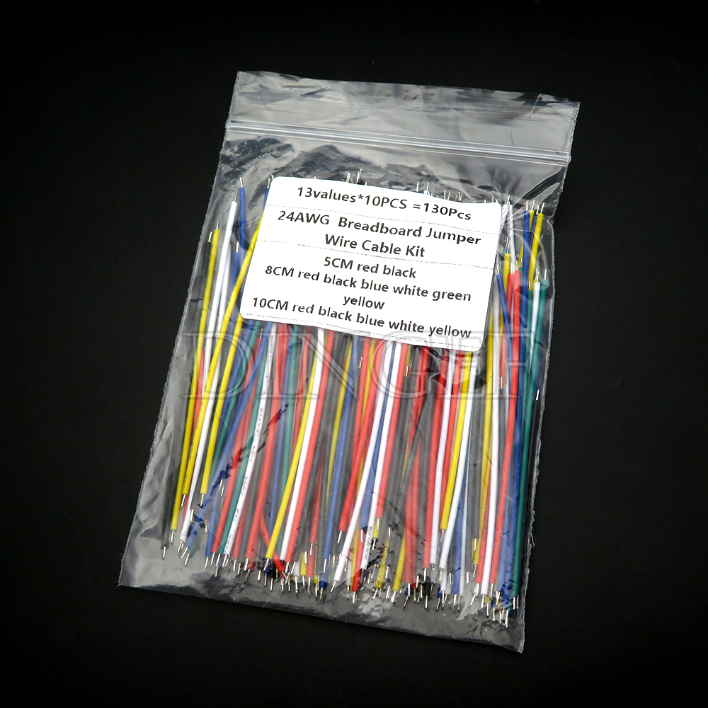 130Pcs 24AWG Breadboard Jumper - Breadboard Jumper Wire avaliação e preço